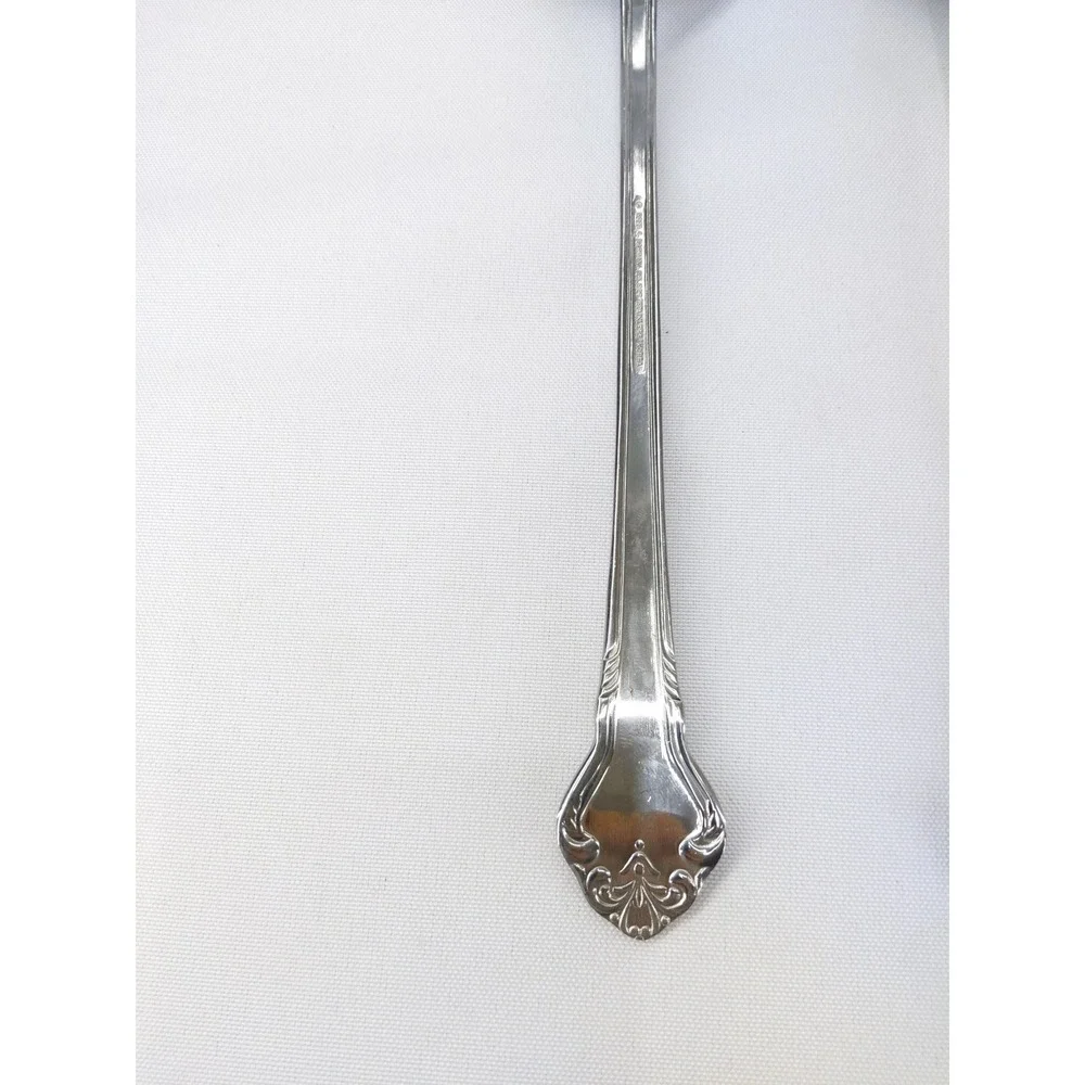 Reed & Barton Elegante Salad Serving Set 12in Silver Stainless Steel Ornate